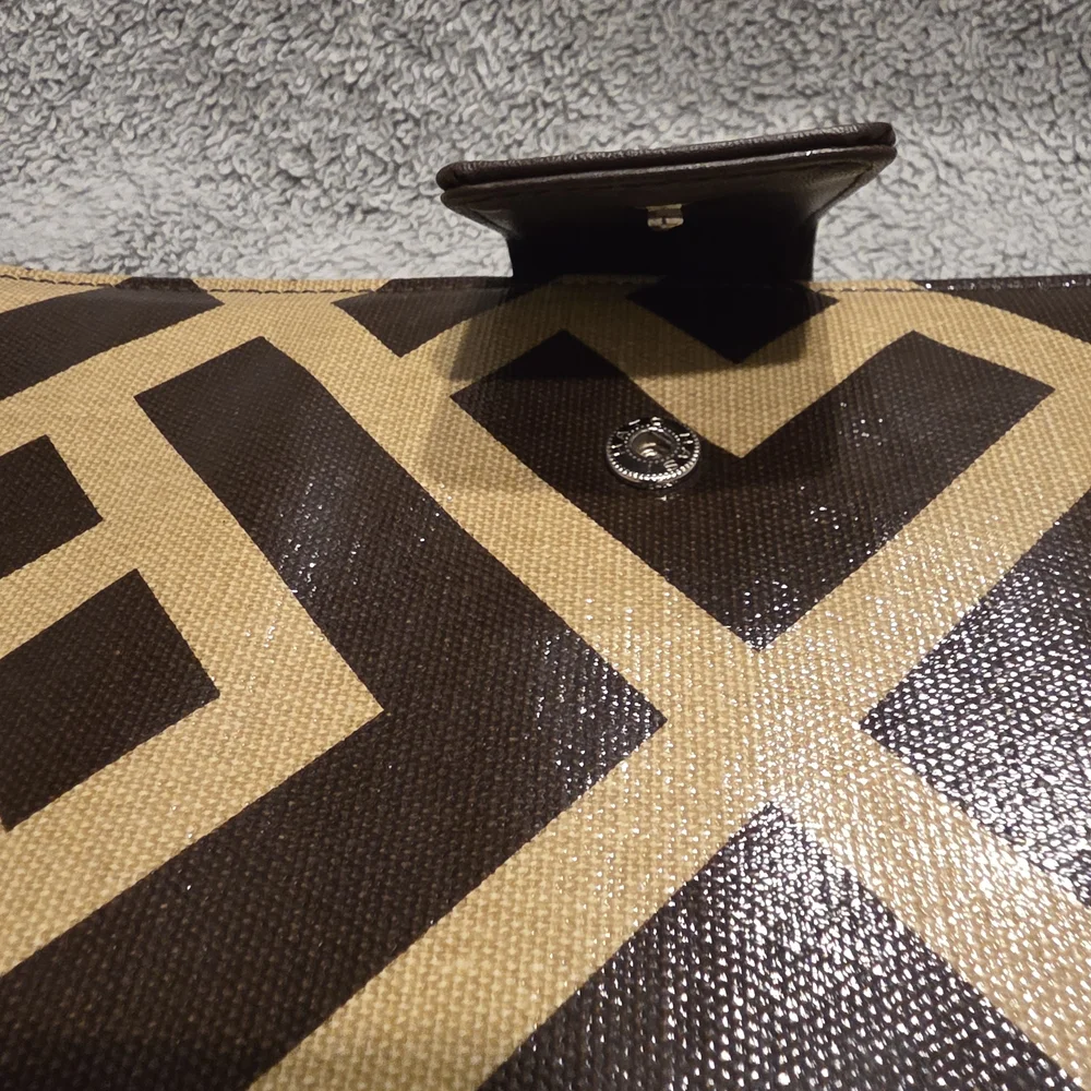 Franklin Covey Brown and Tan Snap Faux Leather‎ Planner